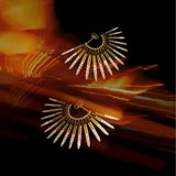 De Raye oorbellen – gold plated