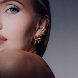 De Sting Scorpio studs - gold plated