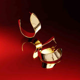 De Lunar oorbellen - gold plated