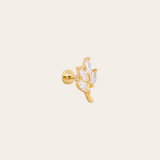 De Liv piercing rechterkant - verguld