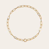 De Chunky Aura ketting – gold plated