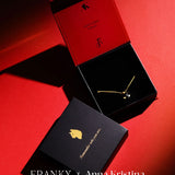 De Black Cat ketting - gold plated