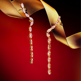 De Freya Climber oorbellen - gold plated