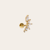 De Lia piercing linkerkant - verguld