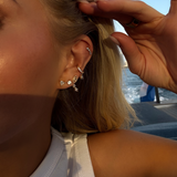 De Candice oorbellen - gold plated
