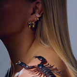 De Sting Scorpio studs - gold plated