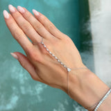 De Chiara hand chain - silver plated
