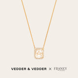 De Connection letter ketting - gold plated