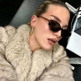 De Adriana Icy oorringen XL - gold plated