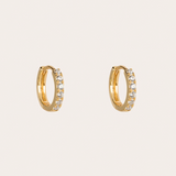 De Felicity oorringen - gold plated
