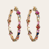 De Adriana oorringen - gold plated