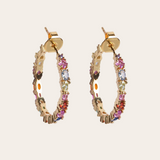 De Mini Adriana oorringen - gold plated