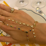 De Radiant Glow set - gold plated