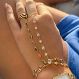 De Radiant Glow set - gold plated