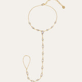Het Aurelia enkelbandje - gold plated