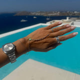 De Chiara hand chain - silver plated