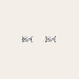 De Essential Baguette studs - zilver