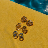 De Alessia oorbellen – gold plated