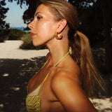 De Elvira Hoops – gold plated