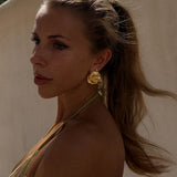 De Alessia oorbellen – gold plated