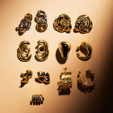 De Luca oorbellen – gold & silver plated