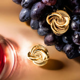 De Alessia oorbellen – gold plated
