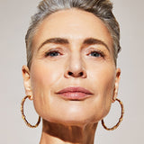 De Adriana Hazel oorringen XL - gold plated