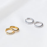 De Felicity oorringen - gold plated