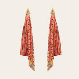 De Femme Fatale oorbellen - gradient rood