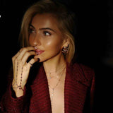 De Alessia oorbellen – gold plated