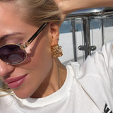 De Elvira Hoops – gold plated