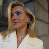 De Giulia oorbellen - gold plated