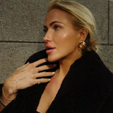 De Alessia oorbellen – gold plated