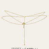 De Grazia belly chain – gold plated