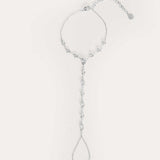 De Aurelia hand chain - silver plated