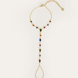 De Aurelia Sunset hand chain - gold plated