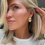 De Giulia oorbellen - gold plated