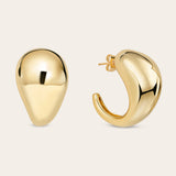 De Giulia oorbellen - gold plated