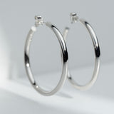 De Go-To oorringen L - zilver
