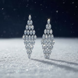De Holly oorbellen - silver plated