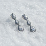 De Vivien oorbellen – silver plated