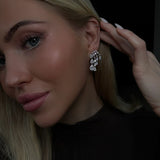 De Gloria oorbellen – silver plated