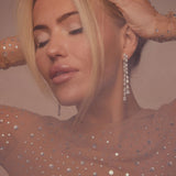De Marilyn oorbellen – silver plated