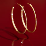 De JLo oorringen XL - gold plated