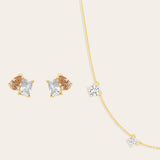 De Elegant Bride set - gold plated