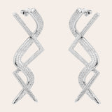 De Riri oorbellen - silver plated