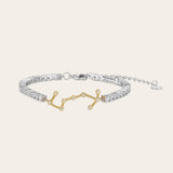 De Eclipse Scorpio armband – gold & silver plated