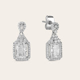 De Sophia oorbellen - silver plated