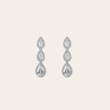 De Vivien oorbellen – silver plated