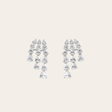 De Gloria oorbellen – silver plated